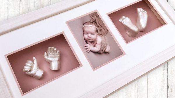 Framed Babyprints keepsake shown on the Cardiff profile