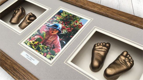 Framed Babyprints keepsake shown on the Thurrock profile